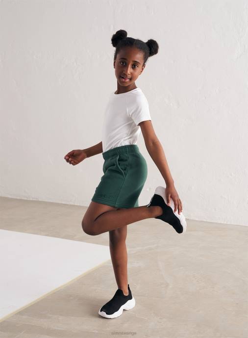 barn AIM'N pinjegröna mini sweatshorts Kläder NBT4690