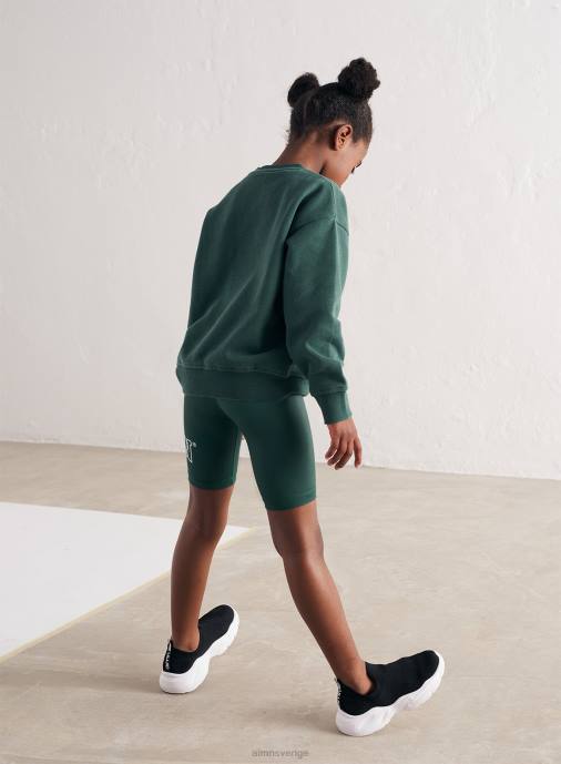 barn AIM'N pinjegrön mini collegetröja Kläder NBT4890