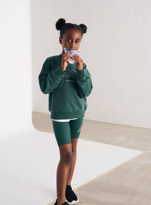 barn AIM'N pinjegrön mini collegetröja Kläder NBT4890