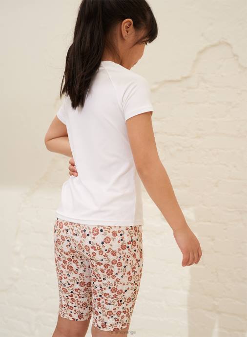 barn AIM'N vit mini kort ärm hela dagen Kläder NBT4888