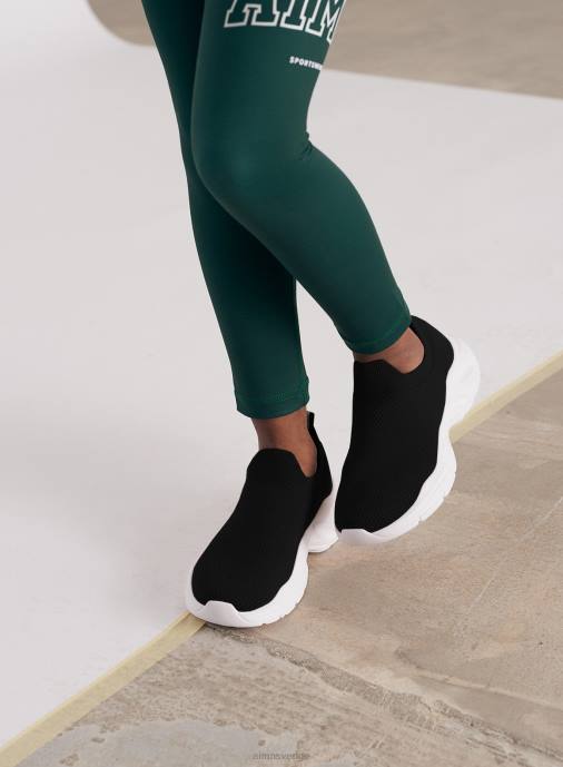 barn AIM'N svarta mini aim high sneakers skor NBT4760