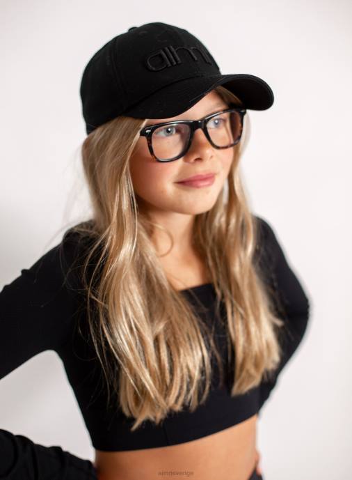 barn AIM'N svart mini logotyp keps Tillbehör NBT4885