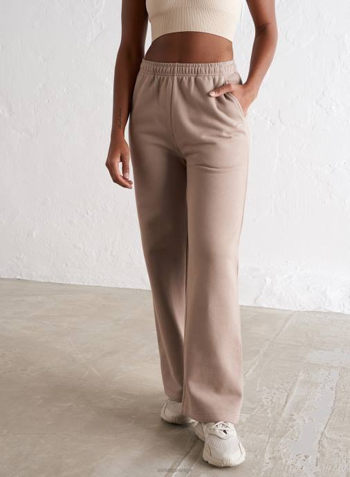 kvinnor AIM'N espresso träningsbyxor med rak passform Kläder NBT4673