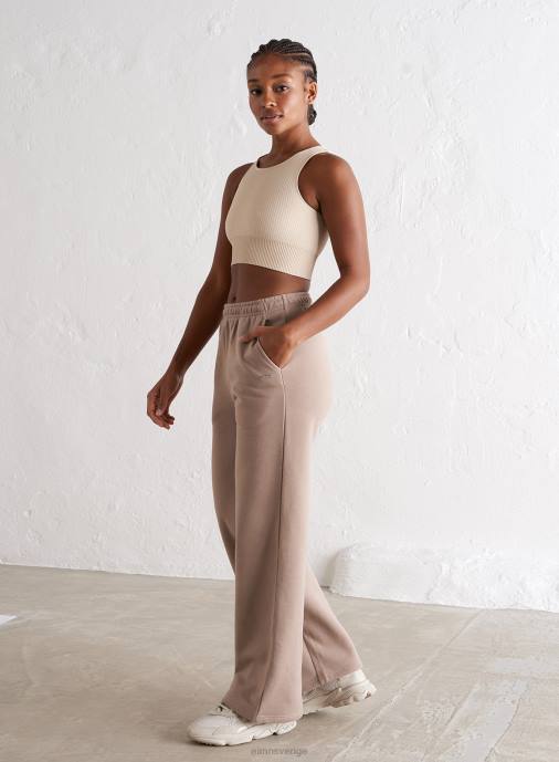 kvinnor AIM'N espresso träningsbyxor med rak passform Kläder NBT4673