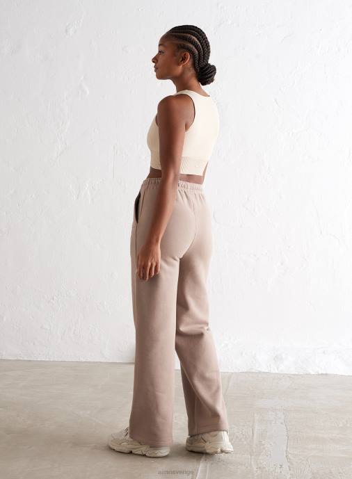 kvinnor AIM'N espresso träningsbyxor med rak passform Kläder NBT4673