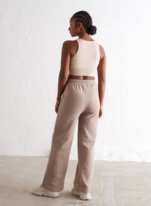 kvinnor AIM'N espresso träningsbyxor med rak passform Kläder NBT4673