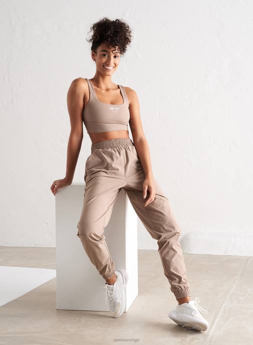 kvinnor AIM'N espresso vindjacka byxor Kläder NBT4702