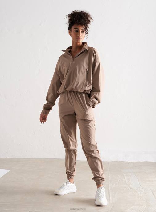 kvinnor AIM'N espresso vindjacka byxor Kläder NBT4702