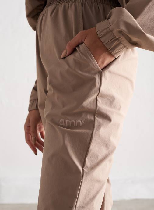 kvinnor AIM'N espresso vindjacka byxor Kläder NBT4702