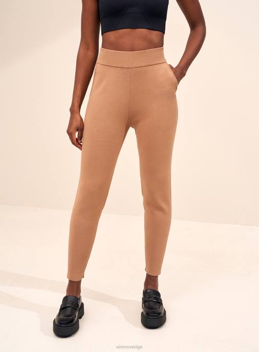 kvinnor AIM'N kamel perfekt stickade byxor Kläder NBT4713