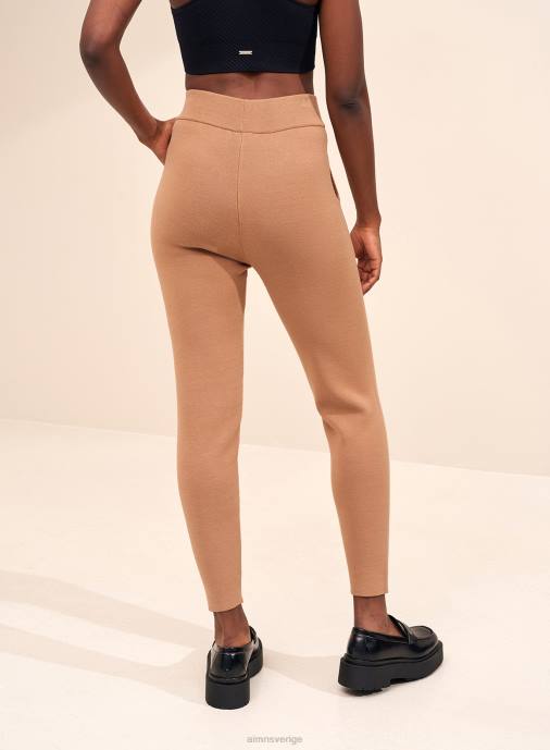 kvinnor AIM'N kamel perfekt stickade byxor Kläder NBT4713