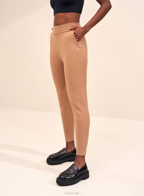 kvinnor AIM'N kamel perfekt stickade byxor Kläder NBT4713