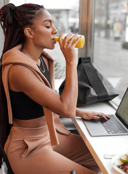 kvinnor AIM'N kamel perfekt stickade byxor Kläder NBT4713