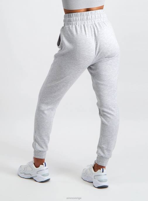 kvinnor AIM'N ljusgrå melange bekväma träningsbyxor Kläder NBT4655