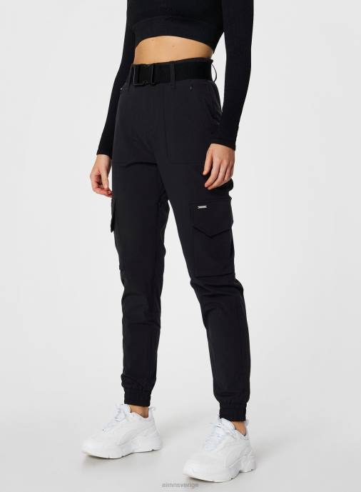 kvinnor AIM'N svarta cargobyxor Kläder NBT4698