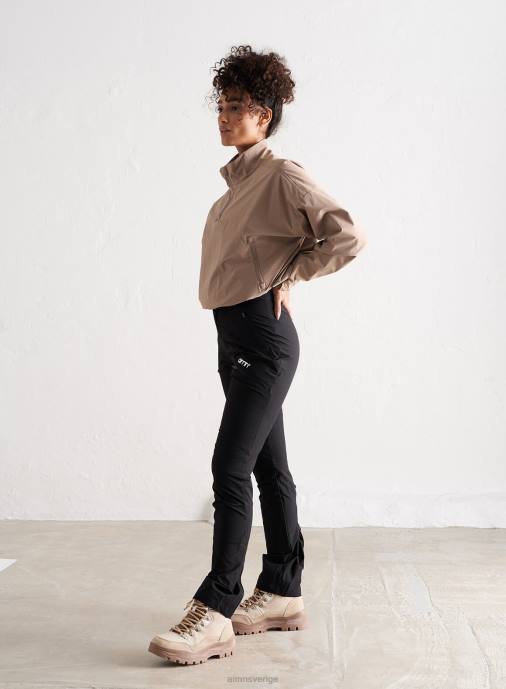 kvinnor AIM'N svarta friluftsbyxor Kläder NBT4706