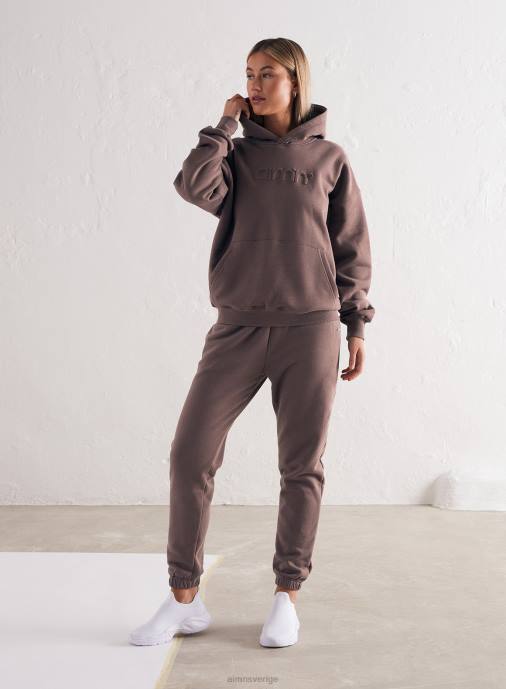 kvinnor AIM'N macchiato-logotyp svetthuva Kläder NBT4650