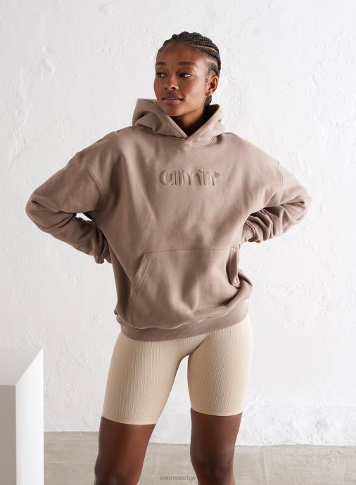 kvinnor AIM'N svetthuva med espressologotyp Kläder NBT4644