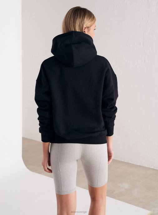 kvinnor AIM'N svetthuva med svart logotyp Kläder NBT4656