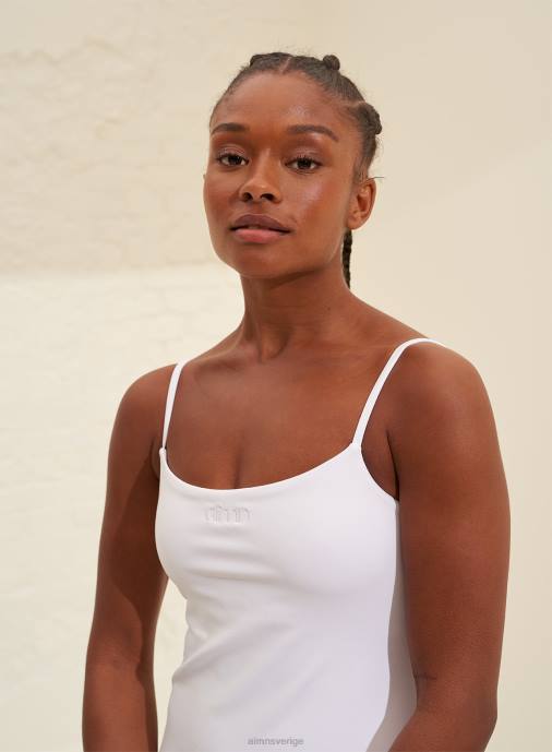 kvinnor AIM'N vit mjuk klänning Kläder NBT4598