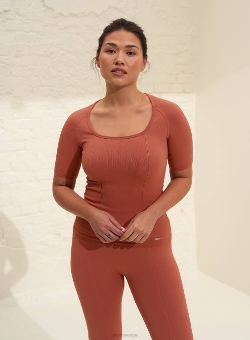 kvinnor AIM'N rouge luxe sömlös kort ärm Kläder NBT4442