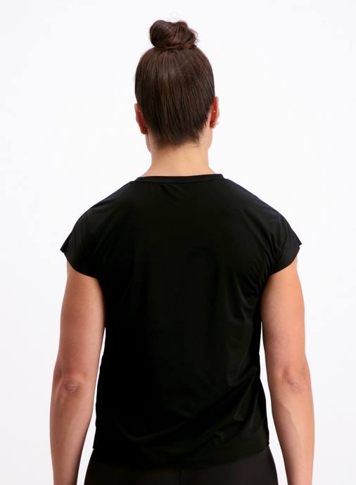 kvinnor AIM'N svart genomskinlig tech kepshylsa Kläder NBT4420