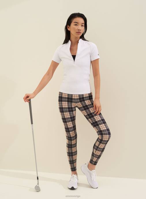 kvinnor AIM'N vit favorit dragkedja kort ärm Kläder NBT4373