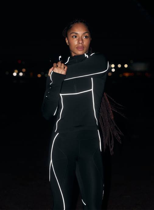 kvinnor AIM'N reflekterande formande mellanlager Kläder NBT4330