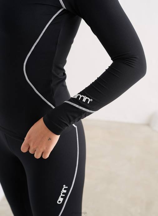 kvinnor AIM'N svart blixtlås Kläder NBT4372