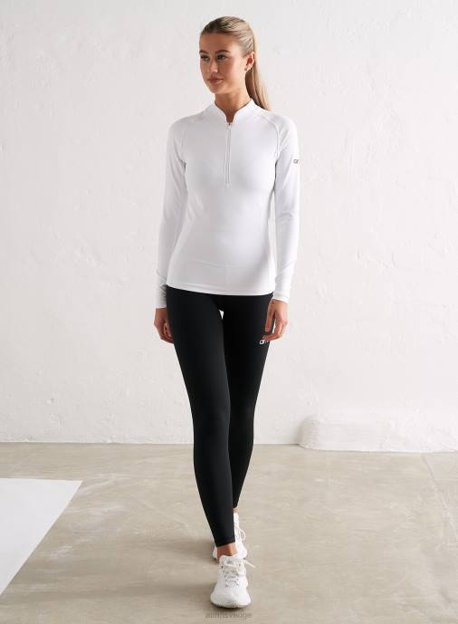 kvinnor AIM'N vit favorit dragkedja lång ärm Kläder NBT4345