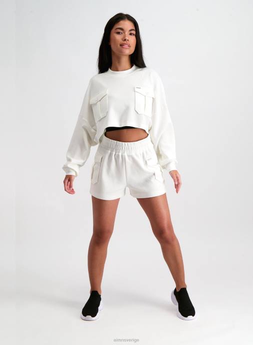 kvinnor AIM'N benvita bekväma cargo-shorts Kläder NBT4556