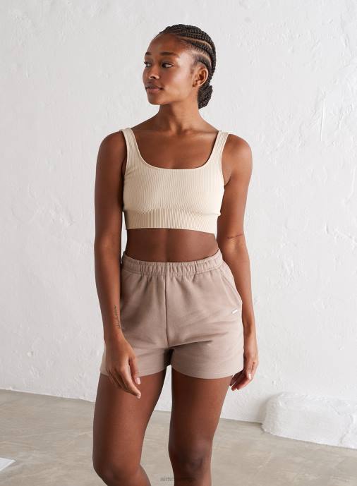 kvinnor AIM'N espresso klassiska sweatshorts Kläder NBT4487