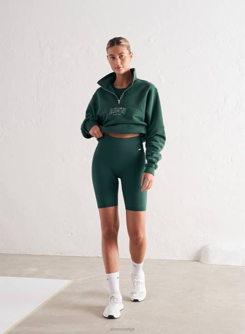 kvinnor AIM'N furugröna ribbade sömlösa bikershorts Kläder NBT4503