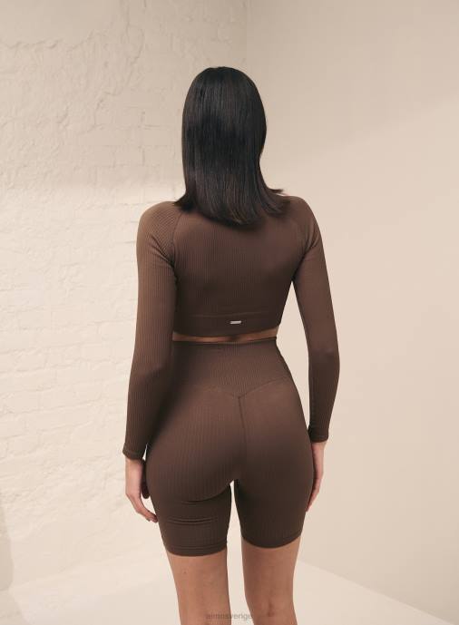 kvinnor AIM'N macchiato ribbade sömlösa bikershorts Kläder NBT4496