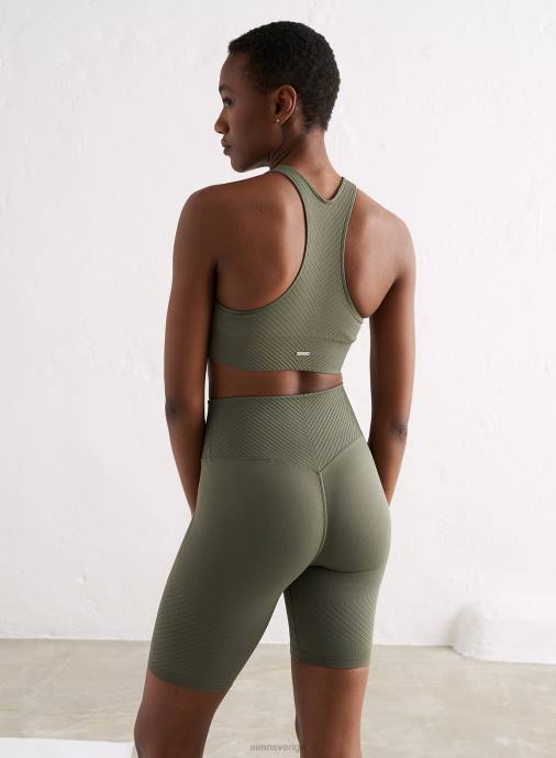kvinnor AIM'N oliv motion sömlösa bikershorts Kläder NBT4489