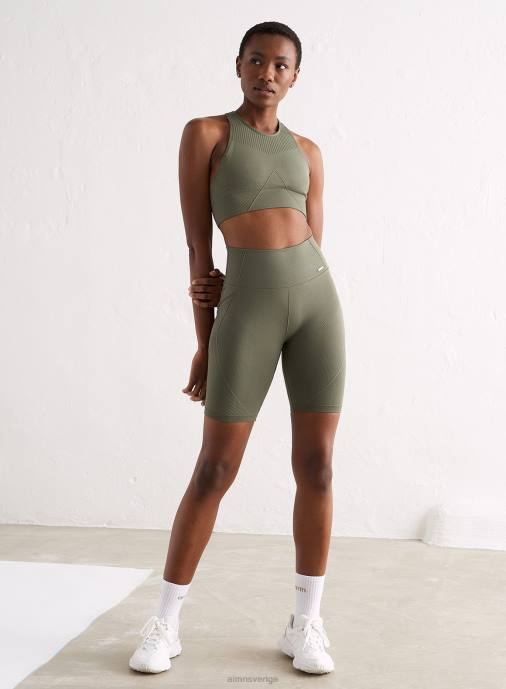 kvinnor AIM'N oliv motion sömlösa bikershorts Kläder NBT4489