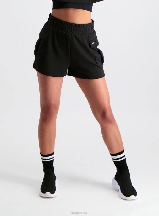kvinnor AIM'N svarta bekväma cargo-shorts Kläder NBT4572