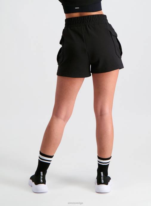 kvinnor AIM'N svarta bekväma cargo-shorts Kläder NBT4572