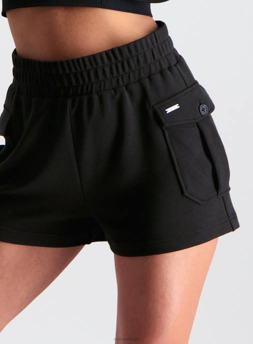 kvinnor AIM'N svarta bekväma cargo-shorts Kläder NBT4572