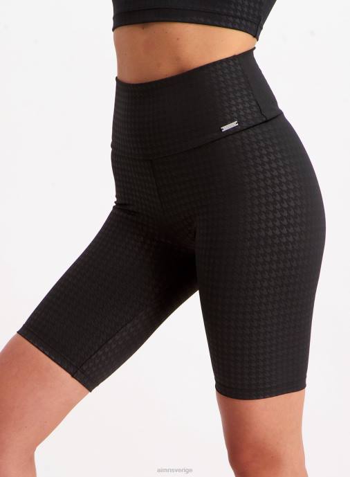 kvinnor AIM'N svarta dogtooth bikershorts Kläder NBT4543