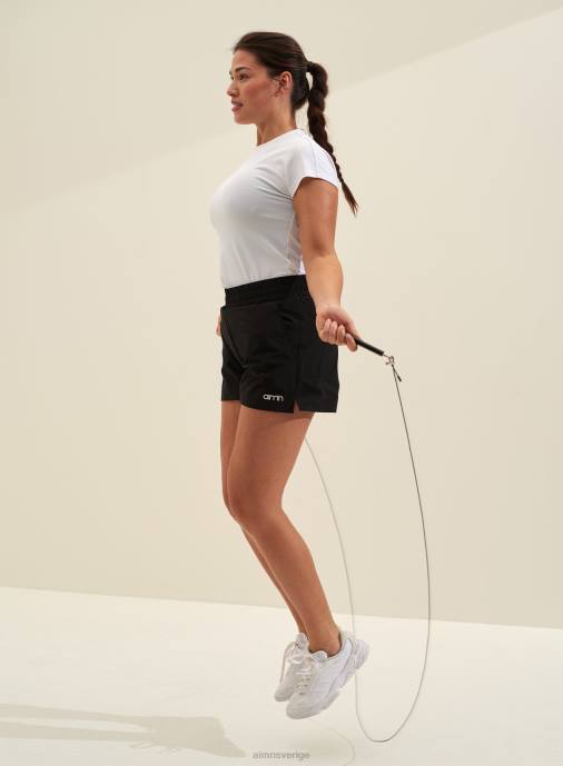 kvinnor AIM'N svarta essentiella shorts Kläder NBT4504