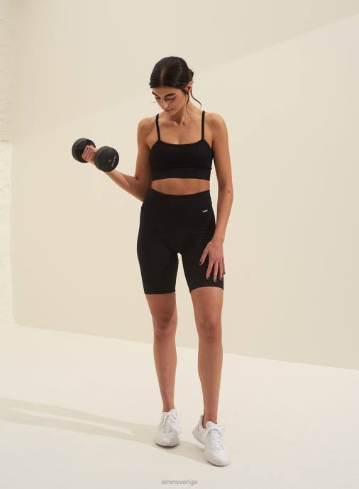 kvinnor AIM'N svarta lyxiga sömlösa bikershorts Kläder NBT4466