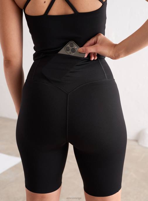 kvinnor AIM'N svarta skulpterande bikershorts Kläder NBT4510