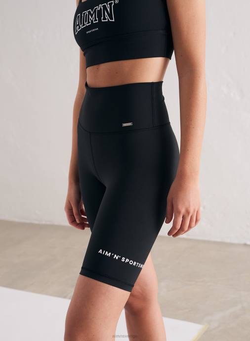 kvinnor AIM'N svarta sportkläder bikershorts Kläder NBT4528