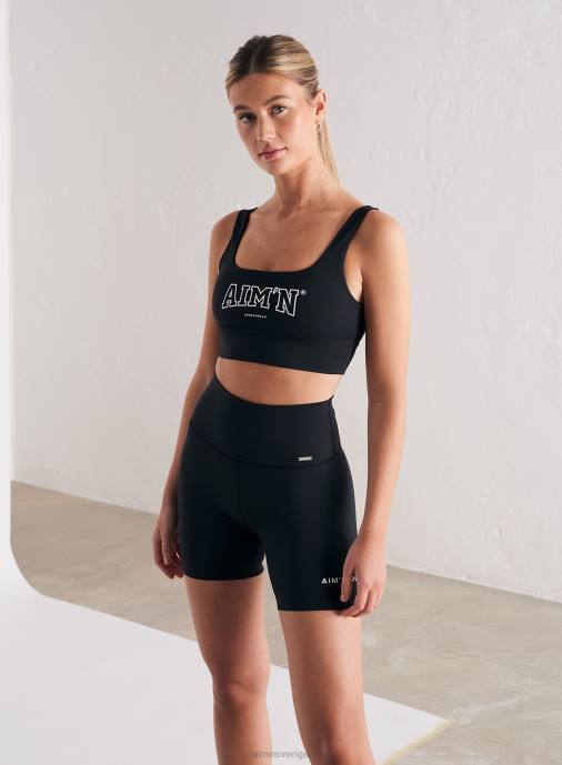 kvinnor AIM'N svarta sportkläder midi bikershorts Kläder NBT4563