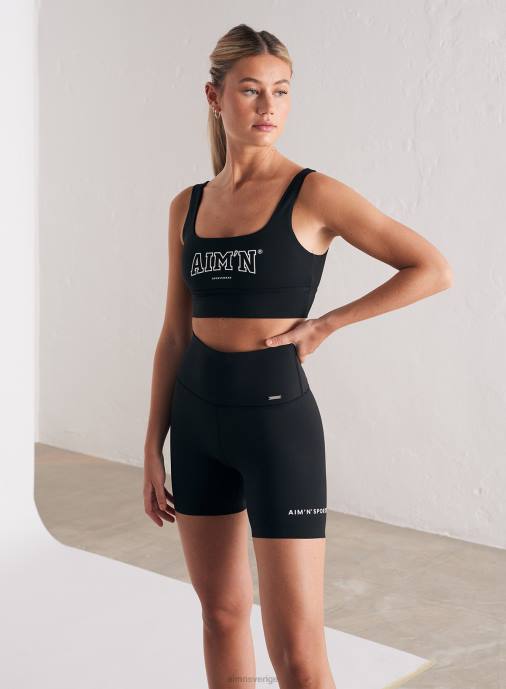 kvinnor AIM'N svarta sportkläder midi bikershorts Kläder NBT4563