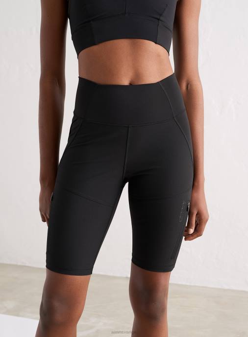 kvinnor AIM'N svarta utomhusbikershorts Kläder NBT4529