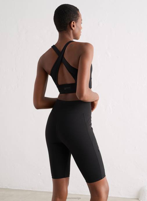 kvinnor AIM'N svarta utomhusbikershorts Kläder NBT4529