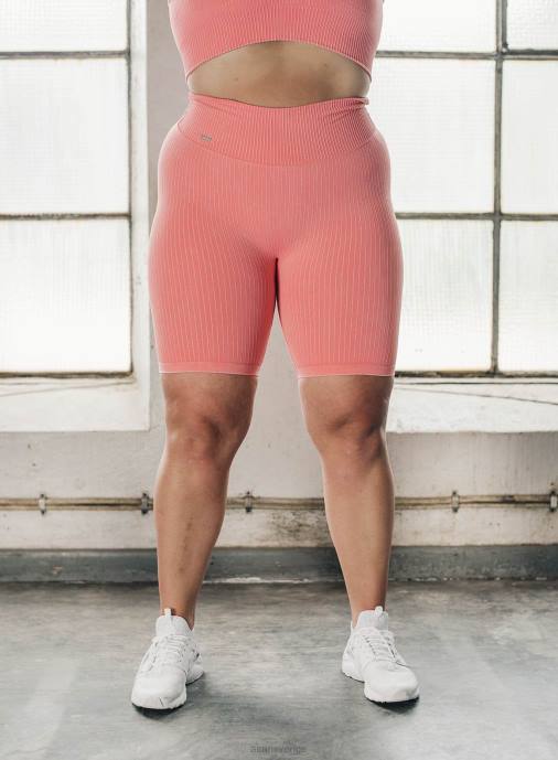 kvinnor AIM'N tyggummi tvättade ribbad bikershorts Kläder NBT4579