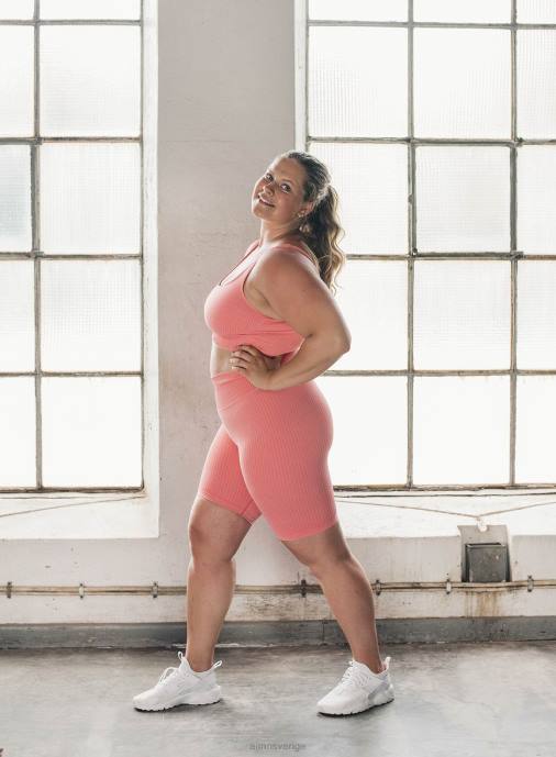 kvinnor AIM'N tyggummi tvättade ribbad bikershorts Kläder NBT4579